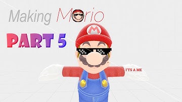 Making Super Mario In Blender Part 5 READ DESC!