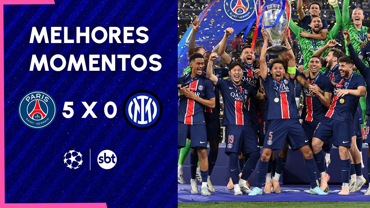 PSG faz História: sem Mbappé, mas com Goleada na Final da Champions e leva a Orelhuda!🏆⚽