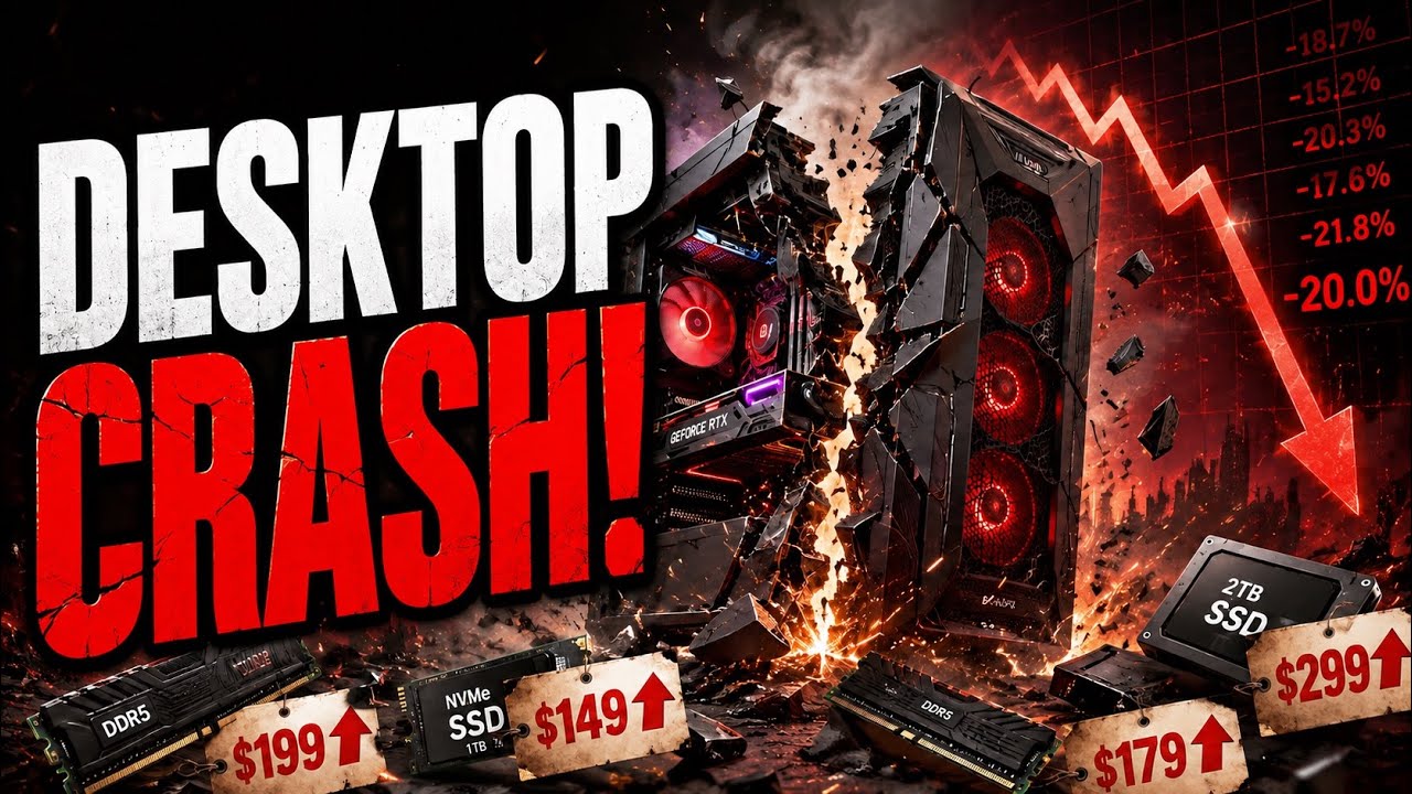 The Desktop PC Market Just BROKE IN HALF!