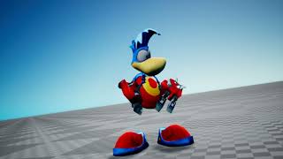 Rayman in Unreal Engine #2 - Laser-Washing Powder screenshot 5