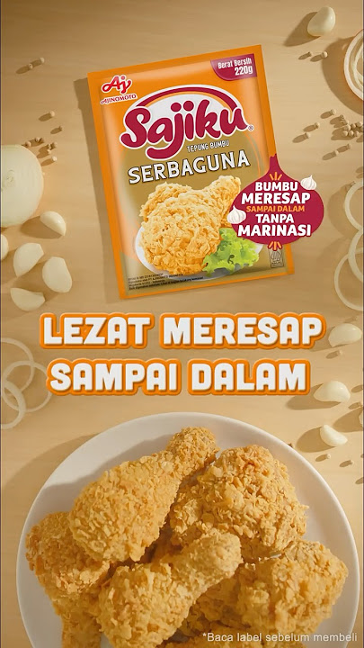 Sajiku® Tepung Bumbu Lezat Meresap Sampai Dalam Tanpa Marinasi | 30s