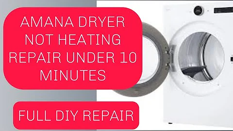 Amana Dryer Repair: Quick Fix for Noise in Under 10 Minutes