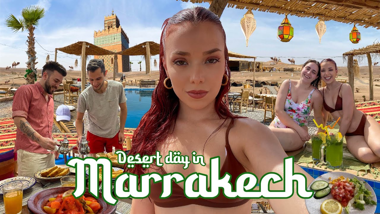 Agafay Desert in Marrakech (مُرَاكُش) 🇲🇦🐪 - Argan Oil, Moroccan Food & Reality Check - Day 3