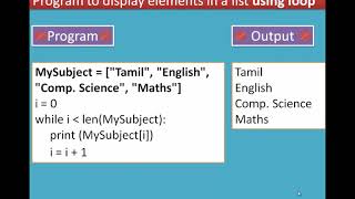 03/14 Chapter 9 Lists, Tuples, Sets and Dictionary