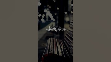 وَٱلَّيْلِ إِذَا يَغْشَىٰ _ سورة الليل _ القرآن الكريم #اكسبلور #quran #duet