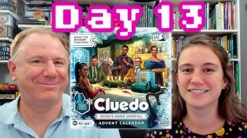 Cluedo/Clue Advent Calendar Day 13 - Secrets Under Snowfall