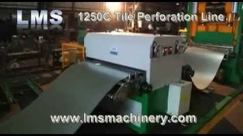LMS 1250 Ceiling  Perforated metal ceiling Production line