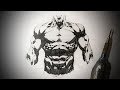 How To Draw The Torso (Comic Book Style) Pencil Drawing Tutorial