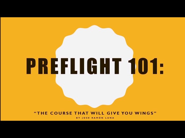 Aprende a volar la C172 - Demo del curso Preflight 101