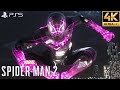 Marvels spiderman 2 ps5  programmable matter suit free roam gameplay 4k 60fps