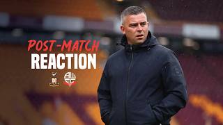STEVEN SCHUMACHER | Head Coach reacts to Bradford City away Play-Off second leg