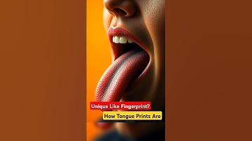 Everyone Has an Unique Tongue Print Like Fingerprint #sciencewonders #tongueprint