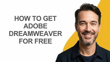How to Get Adobe Dreamweaver for Free - KevinHowTo