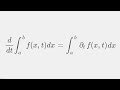 The Leibniz rule for integrals: The Derivation