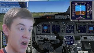 КАК Я САЖАЛ САМОЛЕТ - Microsoft Flight Simulator X