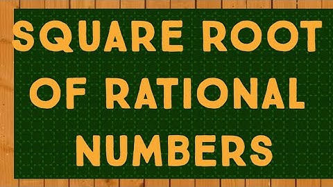 |Square root of rational numbers| part 2, by Asif Ali