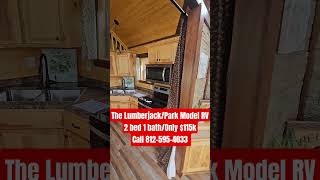 AMISH PARK MODEL RV FOR ONLY $115K ??!? THE LUMBERJACK PARK MODEL IS BUILT LIKE A MODULAR CABIN