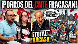 ⚠️🌍🔴😱¡FRACASO TOTAL! Con la cola entre las patas huye el CNTE del Zócalo