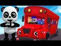 Les roues sur le bus | chansons pour enfants | comptines | autobus chanson | Wheels On The Bus