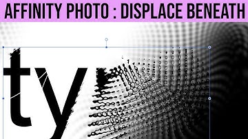 Displace Filter Layers Beneath In Affinity Photo | How To Tutorial | Graphicxtras