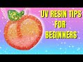 NEW TO UV RESIN? TRY THESE TIPS! | Peach Emoji Necklace