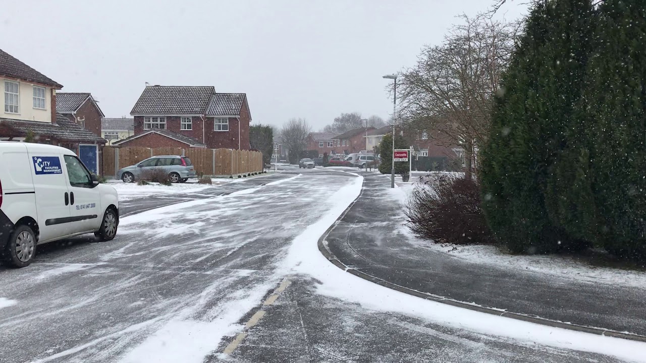 wolverhampton snow storm - YouTube