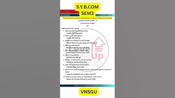 VNSGU | ECONOMICS CREDIT -2 | IMP QUESTION #paper_solution #education #vnsgu #costaccounts