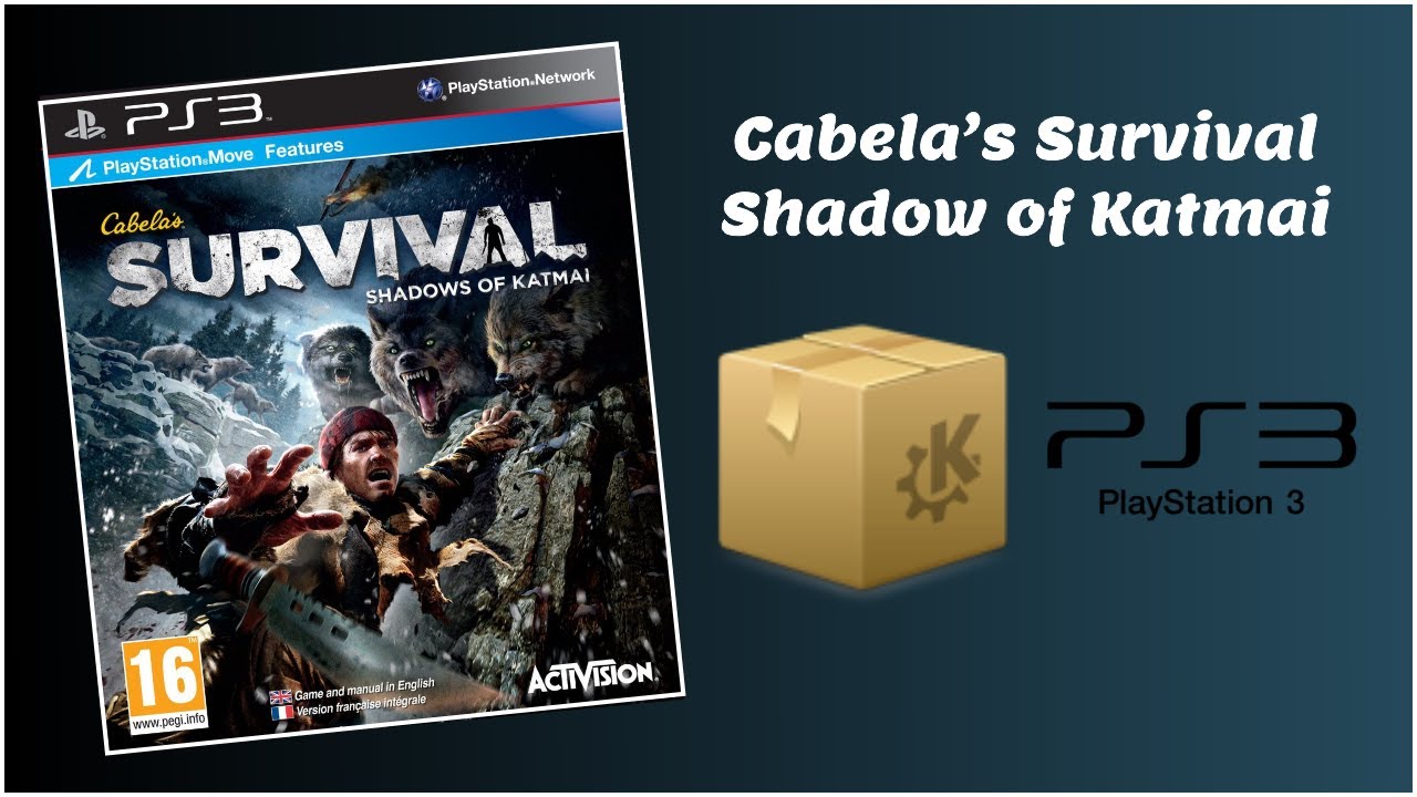 Cabelas Survival Shadows of Katmai com arma - Ps3