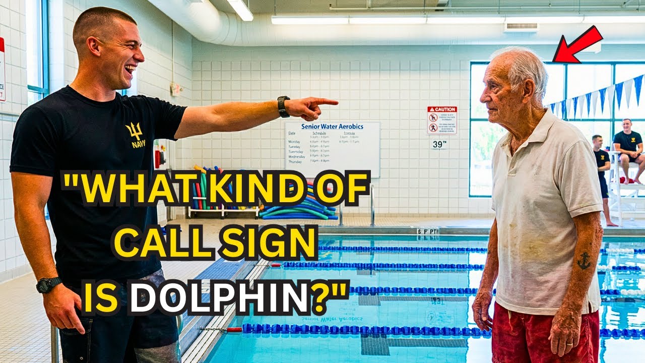 Navy SEAL Instructor Mocks Pool's Swim Coach — Then Master Chief Salutes Him and Says "The Dolphin"