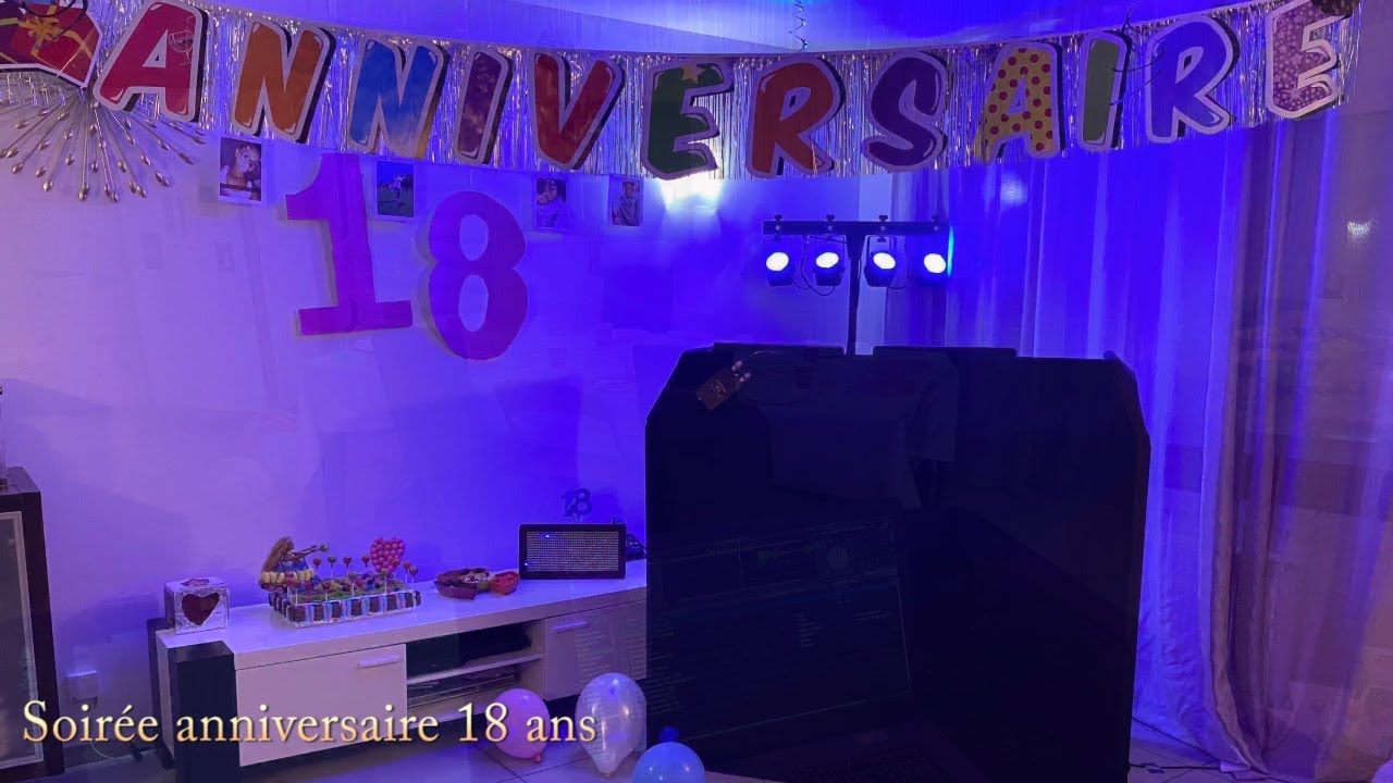 Anniversaire surprise 18 ans