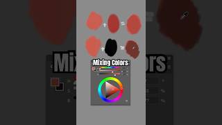 Art Lesson: Mixing Colors #artlesson #arttips #painting #digitalart #colortheory