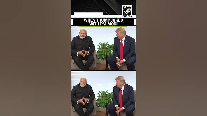 “He Speaks Very Good English” When Trump joked with PM Modi