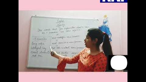 Grade-3 to 5 Subject- English Topic- Adjective Video-2 Part-1 by Ms. Karishma