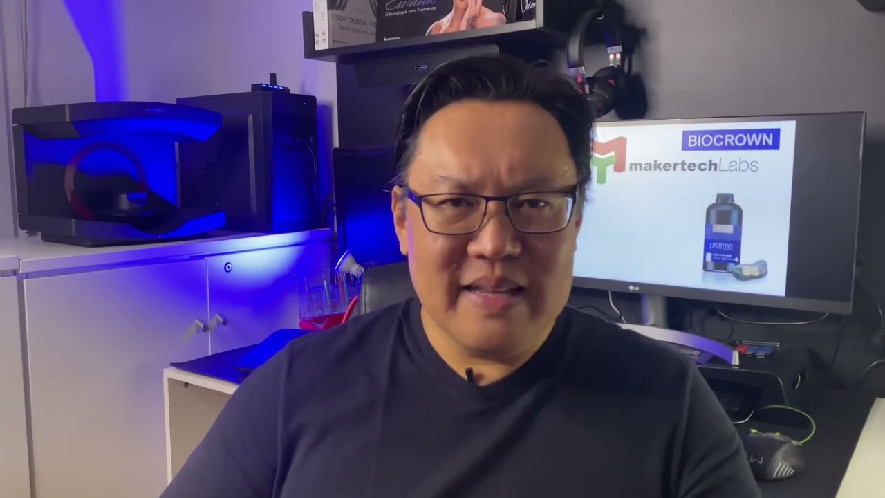 Resina BioCrown da MakertechLabs - teste dessa resina com carga cerâmica para impressão 3D