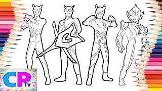 Ultraman Zero,Ultraman Hikari/Ultraman Zero with Armor Coloring Pages/RUD - Future [COPYRIGHT FREE] screenshot 1