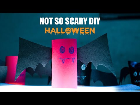 How To Make Halloween Bats | Toilet Paper Roll Crafts