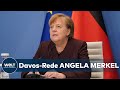 Weltwirtschaftsforum: Rede von Angela Merkel auf dem Gipfel in Davos