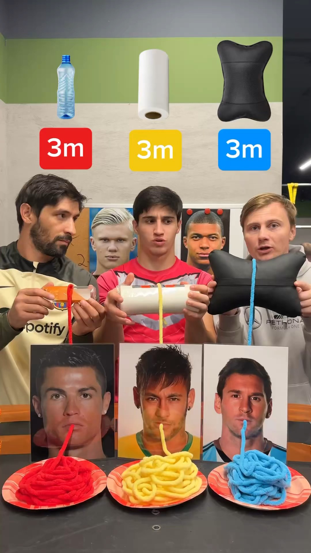 ❌? Ronaldo vs Neymar vs Messi | Threads Challenge ?