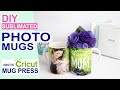 How to Make Photo MUGS using the Cricut Mug Press | DIY Sublimated Photo Mugs.