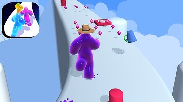 Blob Runner 3D ​​- All Levels Gameplay Android,ios (Levels 341-345)