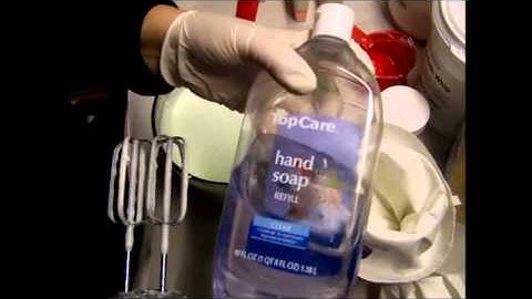 Melt and pour Soap Frosting Part 1 of 3
