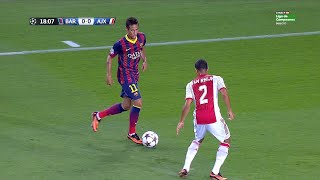 Neymars First Game In Uefa Champions League