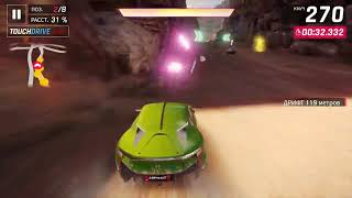 Asphalt 9: РУЧНОЕ УПРАВЛЕНИЕ-ГЕЙМПАД-НОВИЧОК БЕЗ ПРОПУСКА! каньон  01:34:361 еженедельное соревнован