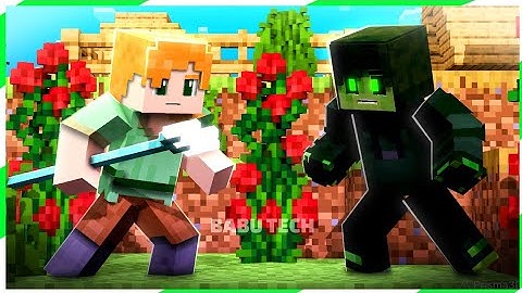 Alex Defeat Zombozo to Save Herobrine | Babu Tech | Prisma 3D Minecraft Animation