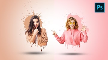 Dripping Effect | Splatter Effect - Photoshop Tutorial #photoshoptutorial #photoshop #shortsvideo