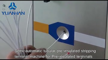 Tubular Automatic Wire Stripping and Crimping Machine for Loose Ferrules