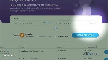 Steps to buy bitcoin in paxful.com