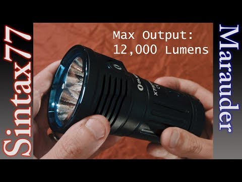 12,000 Lumen Flashlight?!  - Olight X7R Marauder Review