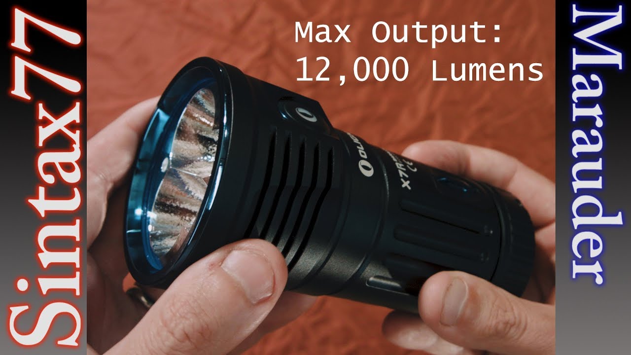 12,000 Lumen Flashlight?! - Olight X7R Marauder Review