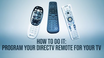 HOW TO DO IT: Program your DIRECTV Remote to control your TV (new for 